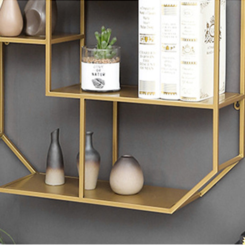 7.1" Wide Shelf Bookcase 5 Levels Metal Book Shelf Wall Mounted Clearhalo 'Bookcases' 'furn' 'furn_bookcases' 'Furniture' 'Office Furniture' 5966135