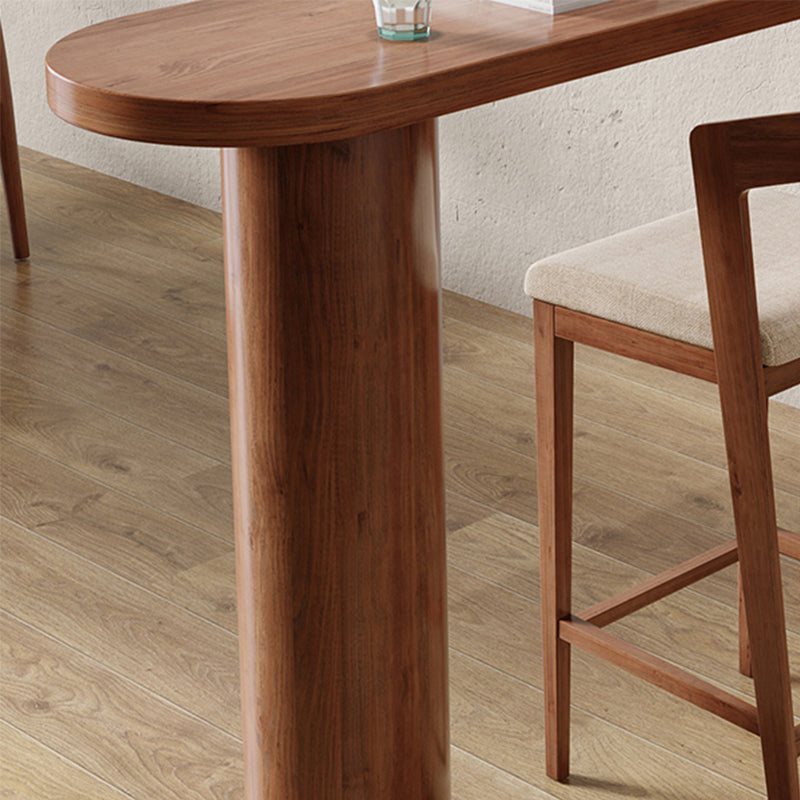 Tavolo da bar in stile contemporaneo da bar in legno solido scrivania con scaffale