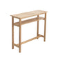 Contemporary Solid Wood Bar Table 47.2"L Trestle Base Bar Desk for Indoor Natural Storage Included Rectangular Clearhalo 'Bar Furniture' 'Bar Tables' 'bar_tables' 'furn' 'furn_bar_tables' 'Furniture' 'Kitchen & Dining Furniture' 5966222