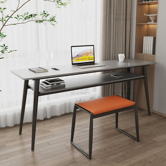 Tavolo da bar con barra di pietra del rettangolo contemporaneo con 4 gambe