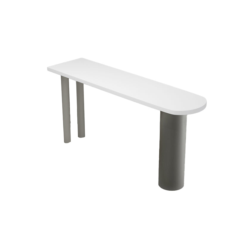 Tavolo da pranzo a barre specialistica in legno massiccio tavolo da pub a barre con gambe metalliche