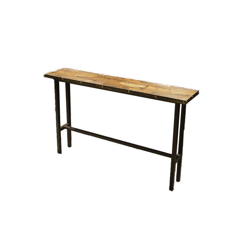 Industrial Style Bar Table Wood Bar Dining Table for Coffee Room Clearhalo 'Bar Furniture' 'Bar Tables' 'bar_tables' 'furn' 'furn_bar_tables' 'Furniture' 'Kitchen & Dining Furniture' 5966511
