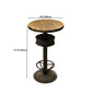 Industrial Style Bar Table Wood Bar Dining Table for Coffee Room Clearhalo 'Bar Furniture' 'Bar Tables' 'bar_tables' 'furn' 'furn_bar_tables' 'Furniture' 'Kitchen & Dining Furniture' 5966513