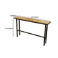Industrial Style Bar Table Wood Bar Dining Table for Coffee Room Clearhalo 'Bar Furniture' 'Bar Tables' 'bar_tables' 'furn' 'furn_bar_tables' 'Furniture' 'Kitchen & Dining Furniture' 5966516