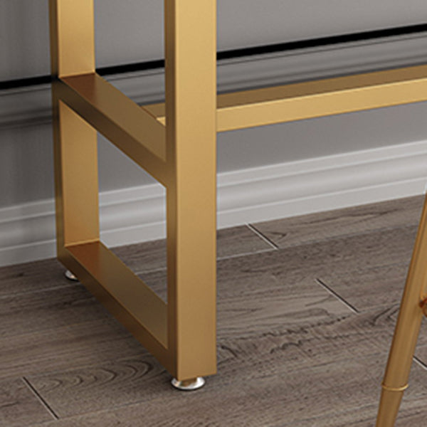 Metal Tall Rectangular Table, Modern Minimalist Commercial Bar Table