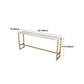 Metal Tall Rectangular Table, Modern Minimalist Commercial Bar Table