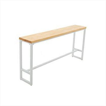 Tavolo rettangolare di ferro e legno moderno tavolo da bar di casa minimalista moderno