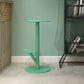 Metal Backless Counter Stool Modern Indoor Bar Stool with Footrest