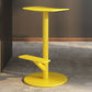 Metal Backless Counter Stool Modern Indoor Bar Stool with Footrest