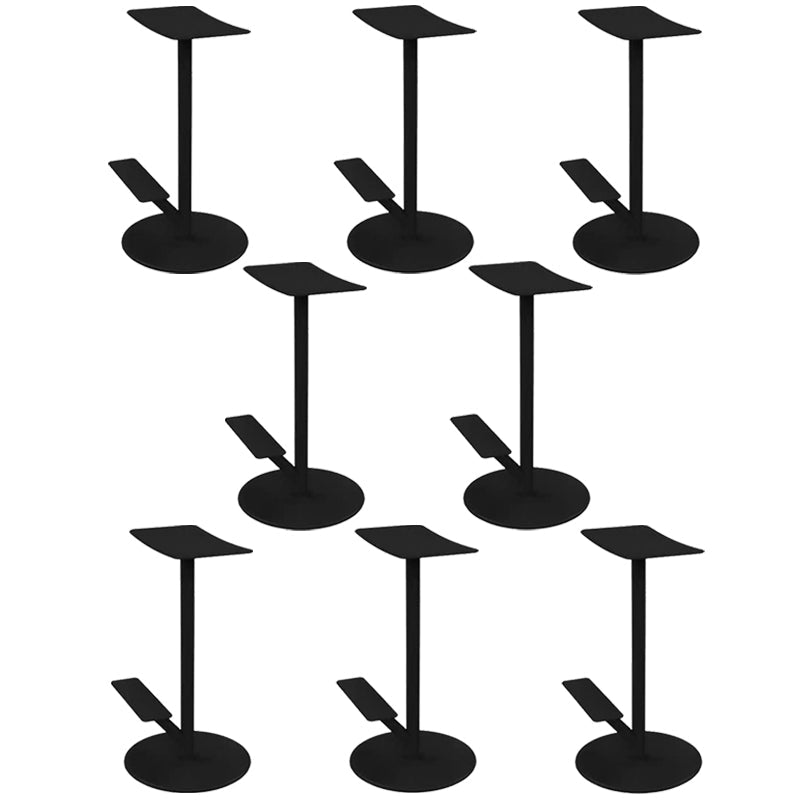 Metal Backless Counter Stool Modern Indoor Bar Stool with Footrest