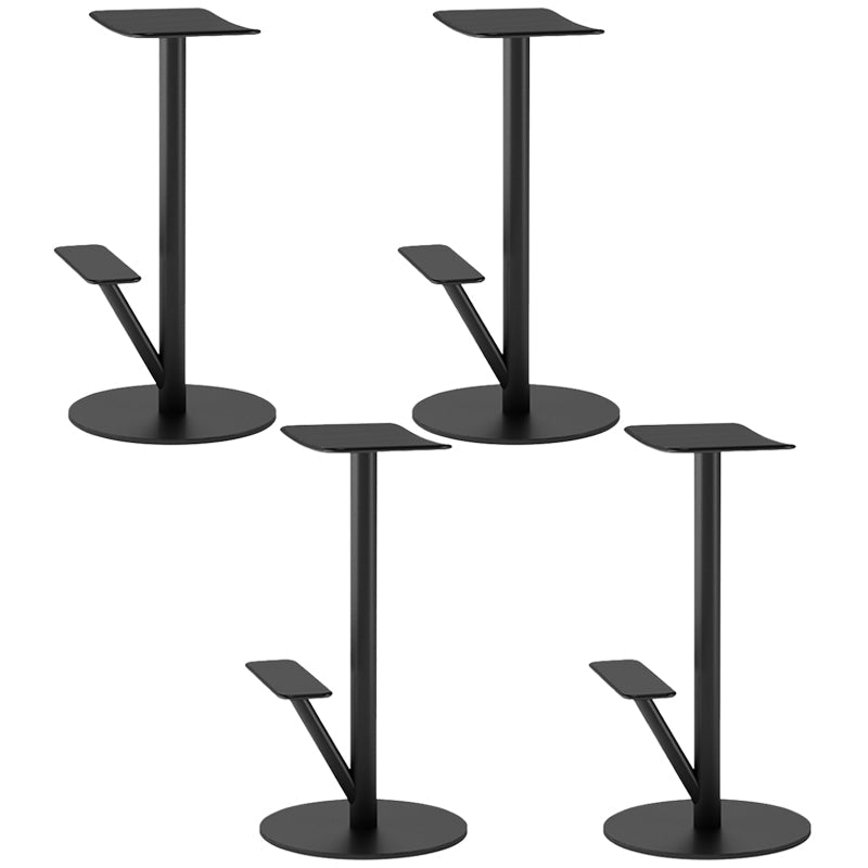 Metal Backless Counter Stool Modern Indoor Bar Stool with Footrest