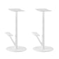 Metal Backless Counter Stool Modern Indoor Bar Stool with Footrest