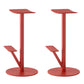 Metal Backless Counter Stool Modern Indoor Bar Stool with Footrest