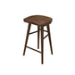 Sedia da bar in legno massiccio sgabello da bar interno moderno con gambe in legno