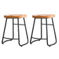Modern Footrest Solid Wood Bar Stool Dessert Shop Backless Stool Wood 2 Piece Set Clearhalo 'Bar Furniture' 'Bar Stools' 'bar_stools' 'furn' 'furn_bar_stools' 'Furniture' 'Kitchen & Dining Furniture' 5967171