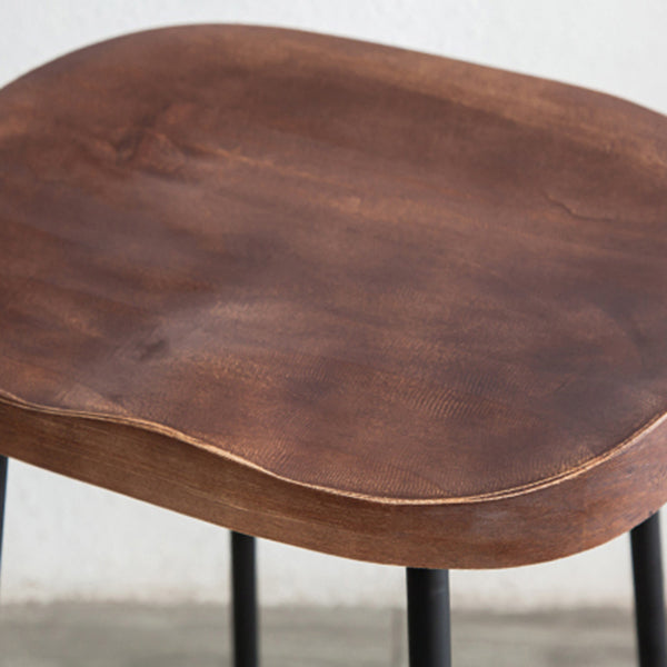 Modern Footrest Solid Wood Bar Stool Dessert Shop Backless Stool Clearhalo 'Bar Furniture' 'Bar Stools' 'bar_stools' 'furn' 'furn_bar_stools' 'Furniture' 'Kitchen & Dining Furniture' 5967178