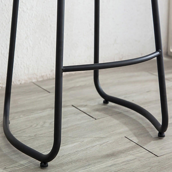 Modern Footrest Solid Wood Bar Stool Dessert Shop Backless Stool Clearhalo 'Bar Furniture' 'Bar Stools' 'bar_stools' 'furn' 'furn_bar_stools' 'Furniture' 'Kitchen & Dining Furniture' 5967181