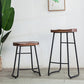 Modern Footrest Solid Wood Bar Stool Dessert Shop Backless Stool Clearhalo 'Bar Furniture' 'Bar Stools' 'bar_stools' 'furn' 'furn_bar_stools' 'Furniture' 'Kitchen & Dining Furniture' 5967189