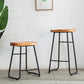 Modern Footrest Solid Wood Bar Stool Dessert Shop Backless Stool Clearhalo 'Bar Furniture' 'Bar Stools' 'bar_stools' 'furn' 'furn_bar_stools' 'Furniture' 'Kitchen & Dining Furniture' 5967190