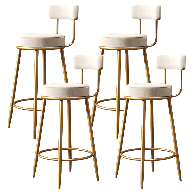 アームレスラウンドシートバーチェアインダストリアルローバックバースツール