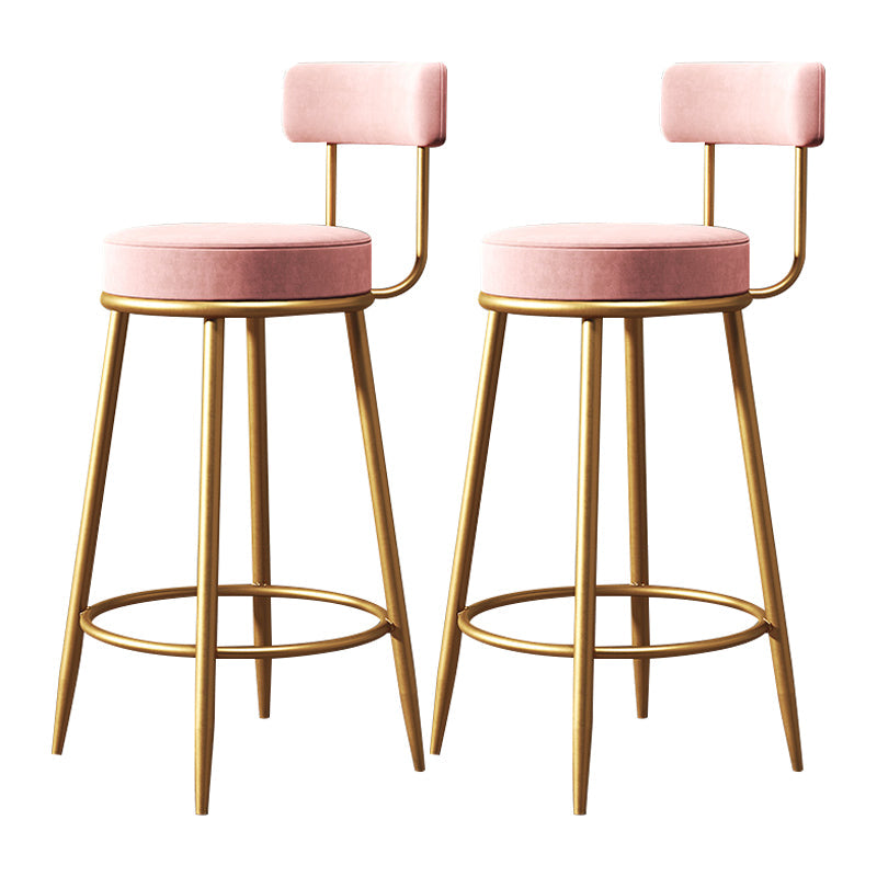 アームレスラウンドシートバーチェアインダストリアルローバックバースツール