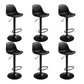 Plastic Adjustable Height Bar Stool Contemporary Upholstered Bar Stool