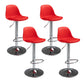 Plastic Adjustable Height Bar Stool Contemporary Upholstered Bar Stool