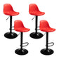 Plastic Adjustable Height Bar Stool Contemporary Upholstered Bar Stool