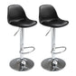Plastic Adjustable Height Bar Stool Contemporary Upholstered Bar Stool