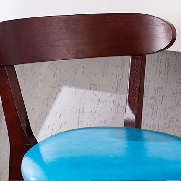 Sgabello in legno scandinavo in legno rettangolo di sedile sgabello in finitura opaca