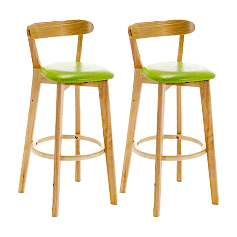 Sgabello in legno scandinavo in legno rettangolo di sedile sgabello in finitura opaca