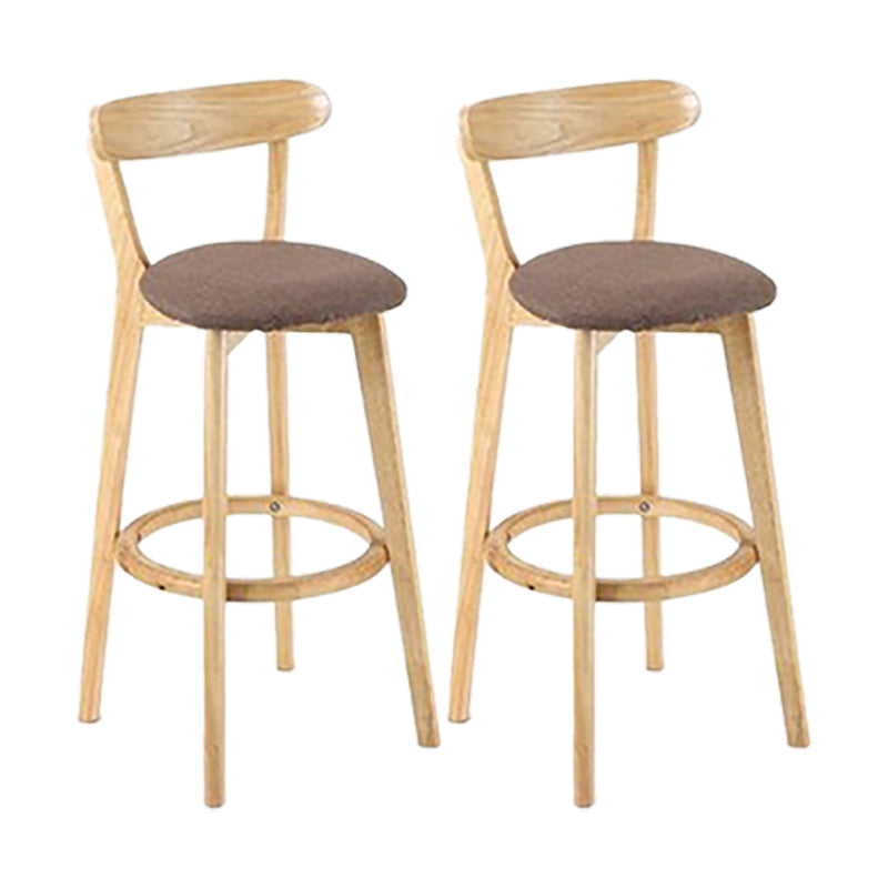 Sgabello in legno scandinavo in legno rettangolo di sedile sgabello in finitura opaca