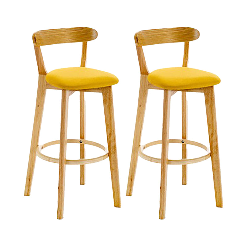 Sgabello in legno scandinavo in legno rettangolo di sedile sgabello in finitura opaca