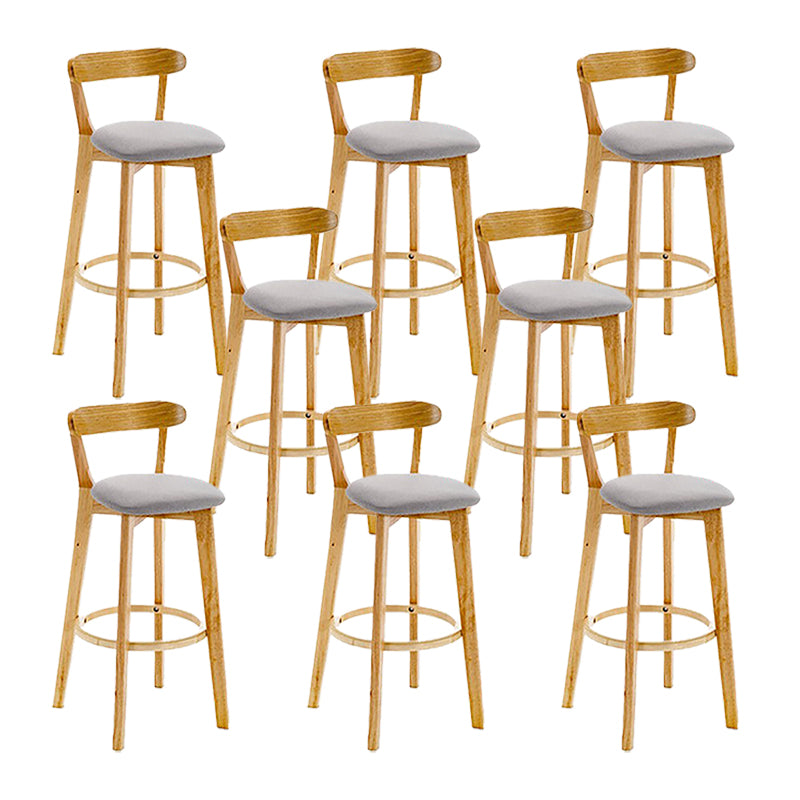 Sgabello in legno scandinavo in legno rettangolo di sedile sgabello in finitura opaca