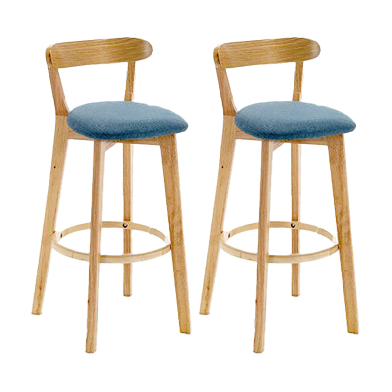 Sgabello in legno scandinavo in legno rettangolo di sedile sgabello in finitura opaca