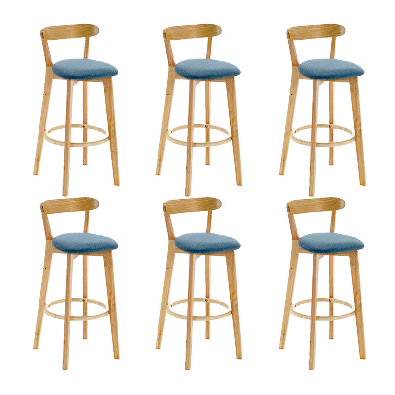 Sgabello in legno scandinavo in legno rettangolo di sedile sgabello in finitura opaca