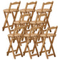 Taburete de bar plegable sin brazos, asiento redondo moderno, taburete de bar con reposapiés de madera
