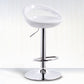 Contemporary Metal Barstool Low Back Plastic Furniture with Chrome Base
