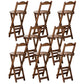 Modern Home Footrest Folding Stool Matte Finish Bamboo Barstool Walnut 8 Piece Set Bar Stool(29"H) Clearhalo 'Bar Furniture' 'Bar Stools' 'bar_stools' 'furn' 'furn_bar_stools' 'Furniture' 'Kitchen & Dining Furniture' 5968860