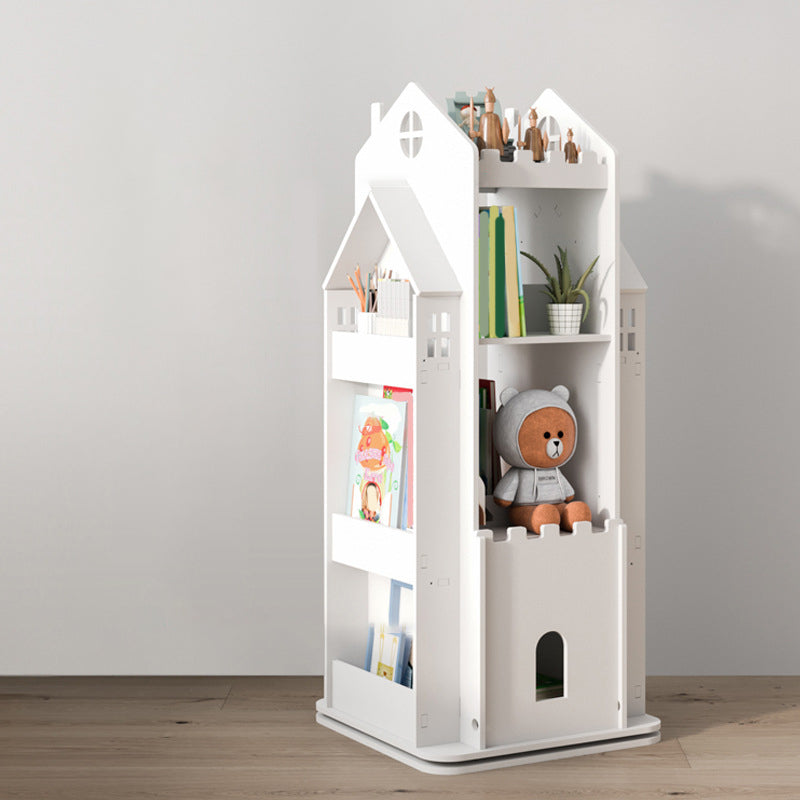 4 scaffali libreria 16.1 "Libreria larga in legno ingegnerizzato