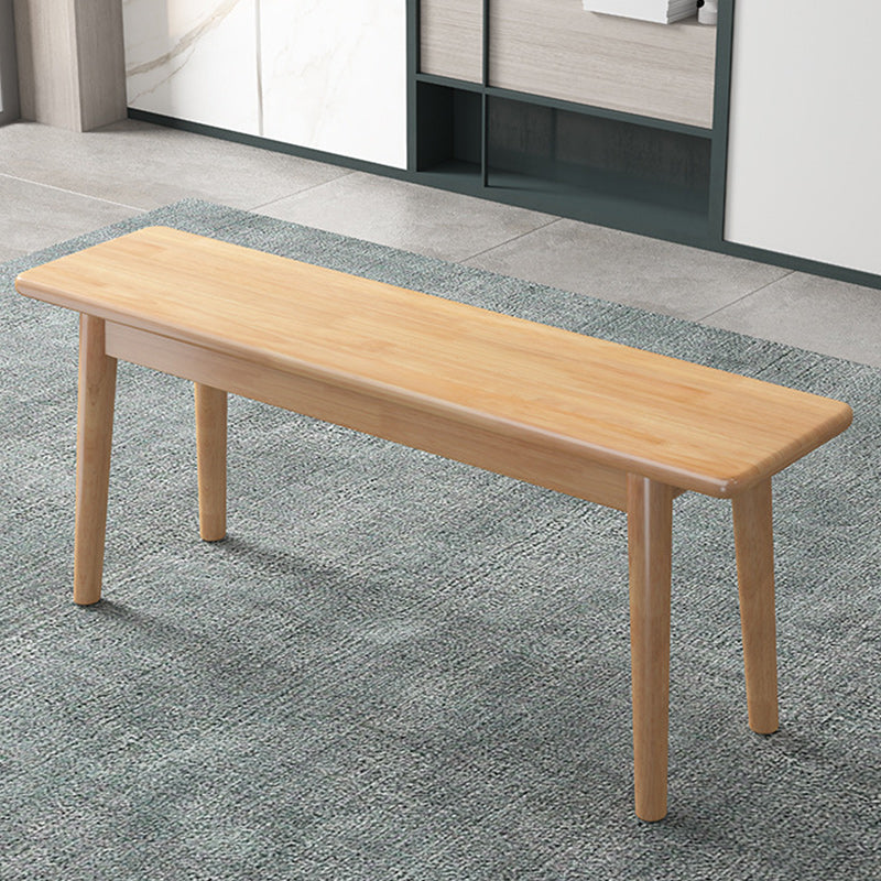 11.8 Inch Wide Modern Bench Solid Wood Seating Bench with Legs Clearhalo 'Benches' 'Chairs & Seating' 'furn' 'furn_benches' 'Furniture' 'Living Room Furniture' 5969165