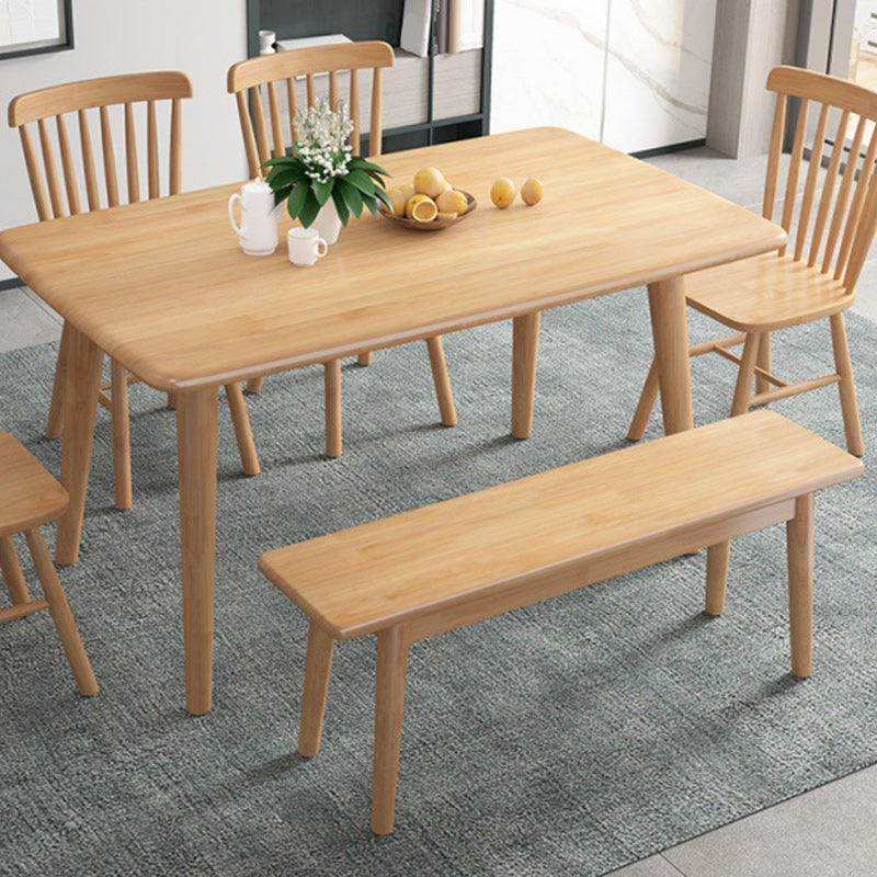 11.8 Inch Wide Modern Bench Solid Wood Seating Bench with Legs Clearhalo 'Benches' 'Chairs & Seating' 'furn' 'furn_benches' 'Furniture' 'Living Room Furniture' 5969169