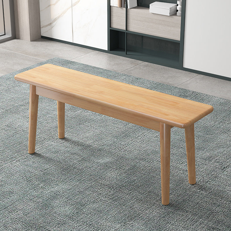 11.8 Inch Wide Modern Bench Solid Wood Seating Bench with Legs Natural Clearhalo 'Benches' 'Chairs & Seating' 'furn' 'furn_benches' 'Furniture' 'Living Room Furniture' 5969174