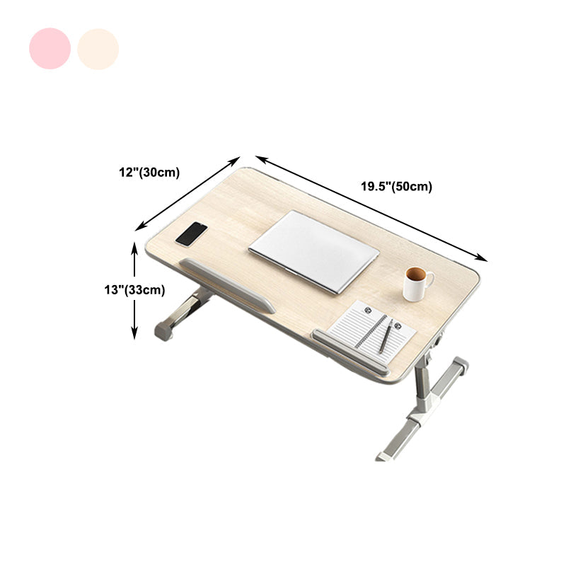 T-vorm schrijfde bureau eigentijds kunstmatig hout en metalen kantoor bureau vouwen verstelbaar