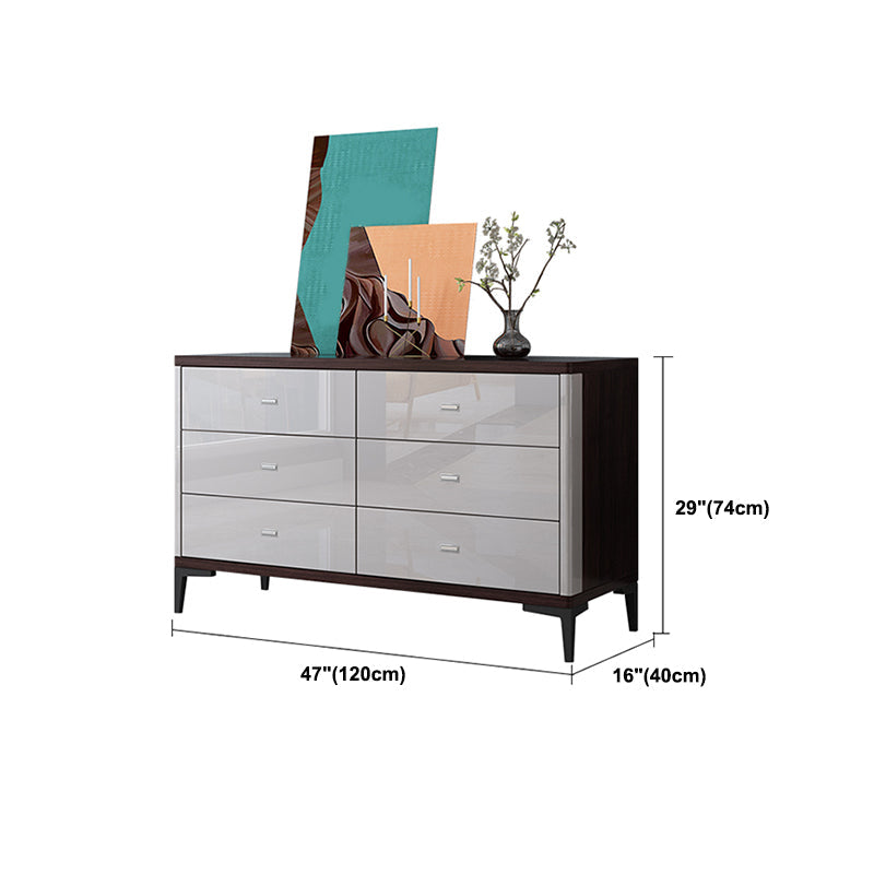 15.6-inch W Contemporary Dresser Manufactured Wood Storage Chest Clearhalo 'Bedroom Furniture' 'Dressers & Chests' 'dressers_chests' 'furn' 'furn_dressers_chests' 'Furniture' 5969367