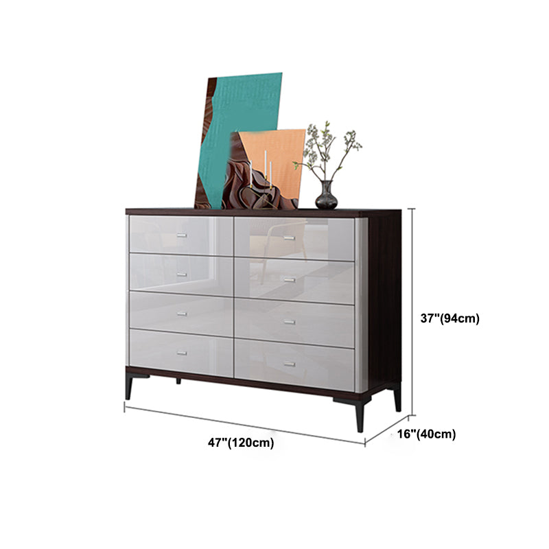 15.6-inch W Contemporary Dresser Manufactured Wood Storage Chest Clearhalo 'Bedroom Furniture' 'Dressers & Chests' 'dressers_chests' 'furn' 'furn_dressers_chests' 'Furniture' 5969368