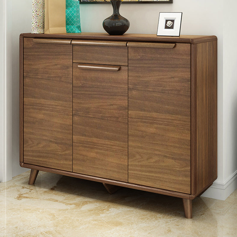 Industriële houten accentkastbar trekt rechte benen kast