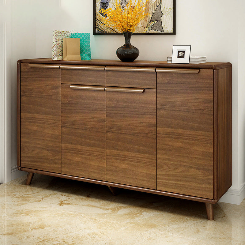 Industriële houten accentkastbar trekt rechte benen kast