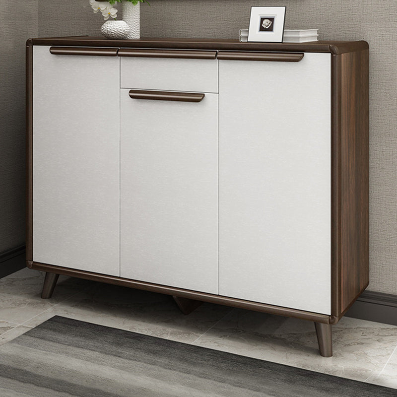 Industriële houten accentkastbar trekt rechte benen kast