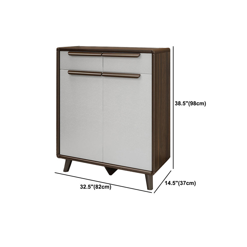 Industriële houten accentkastbar trekt rechte benen kast